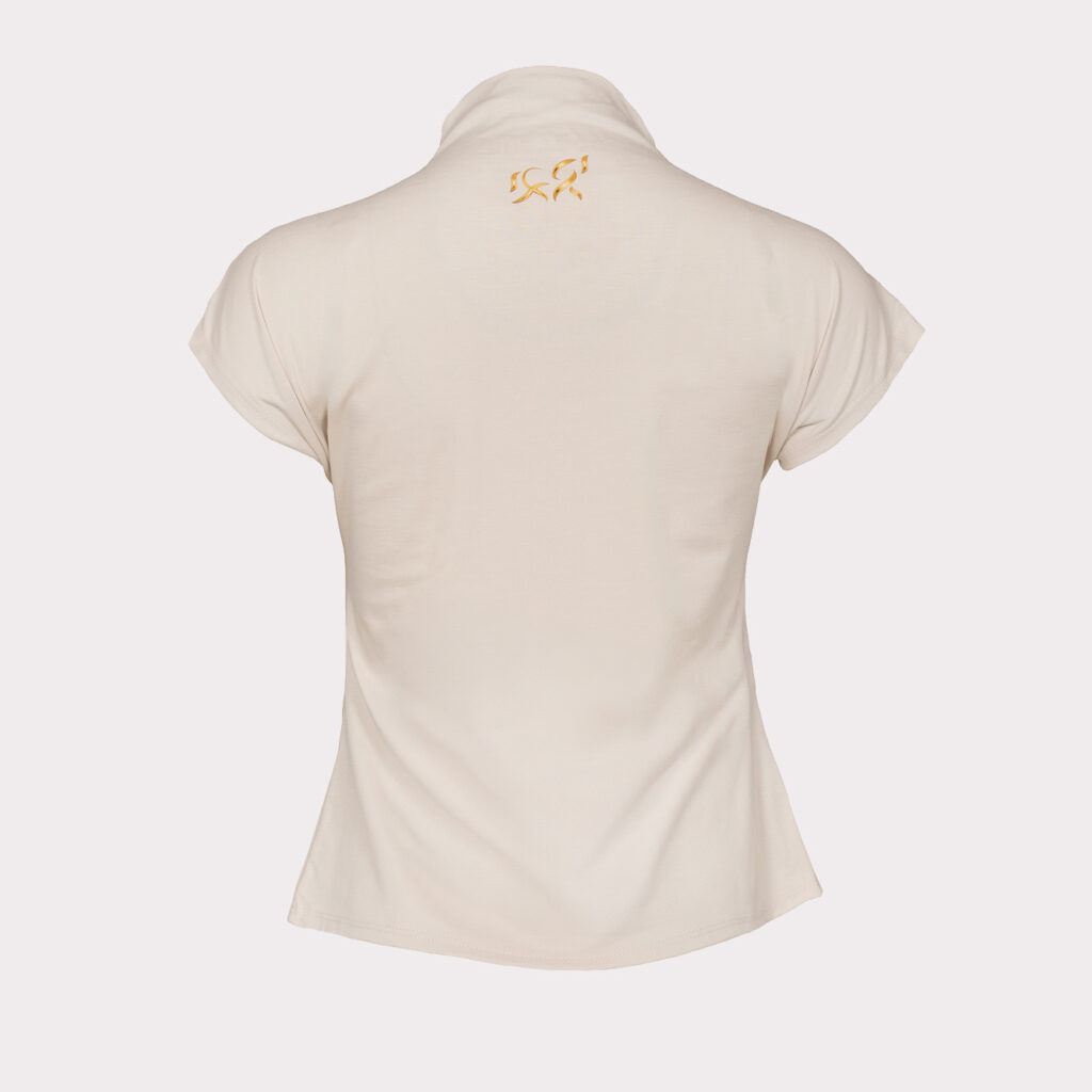 Ivory Turtleneck T-shirt, dettaglio