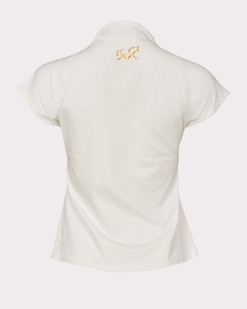 Turtleneck T-Shirt Bianco