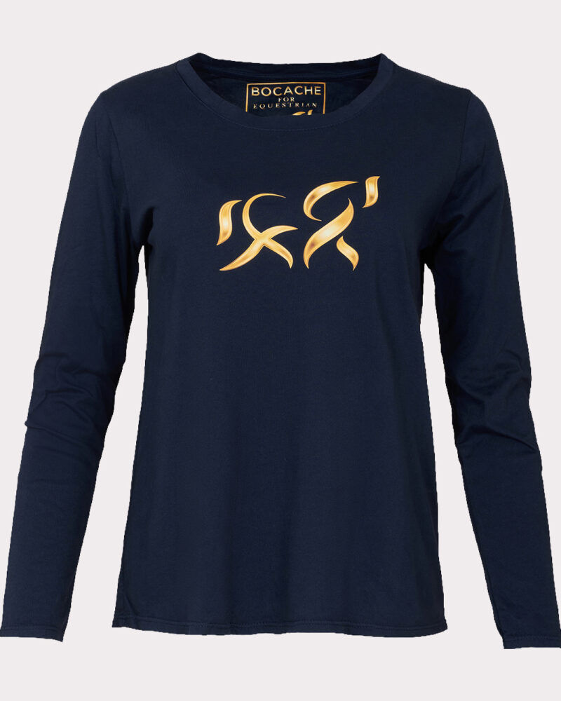 Long-Sleeved Shirt Blu Navy