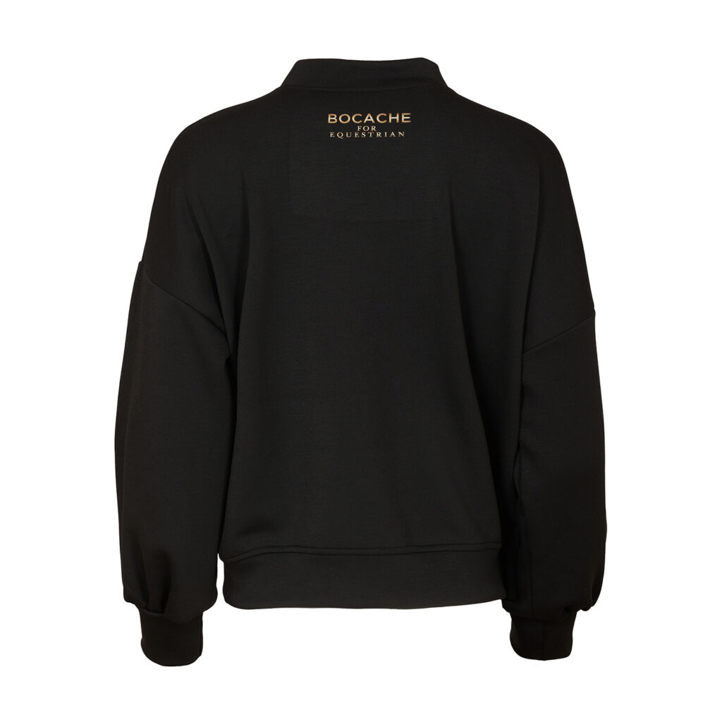 Black Zip sweatshirt, dettaglio