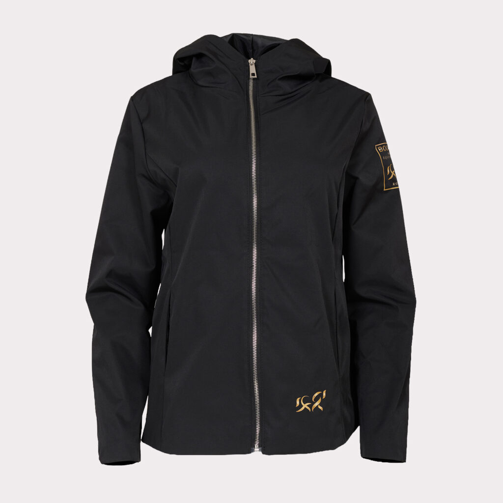 Black Zip-up hoodie windbreaker, immagine 3
