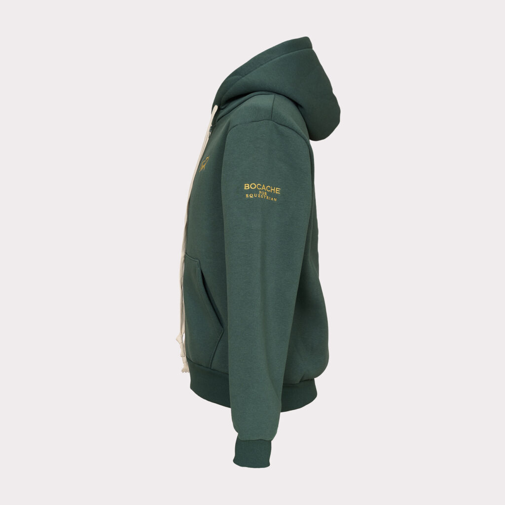 Green Zip-up Hoodie, immagine 3