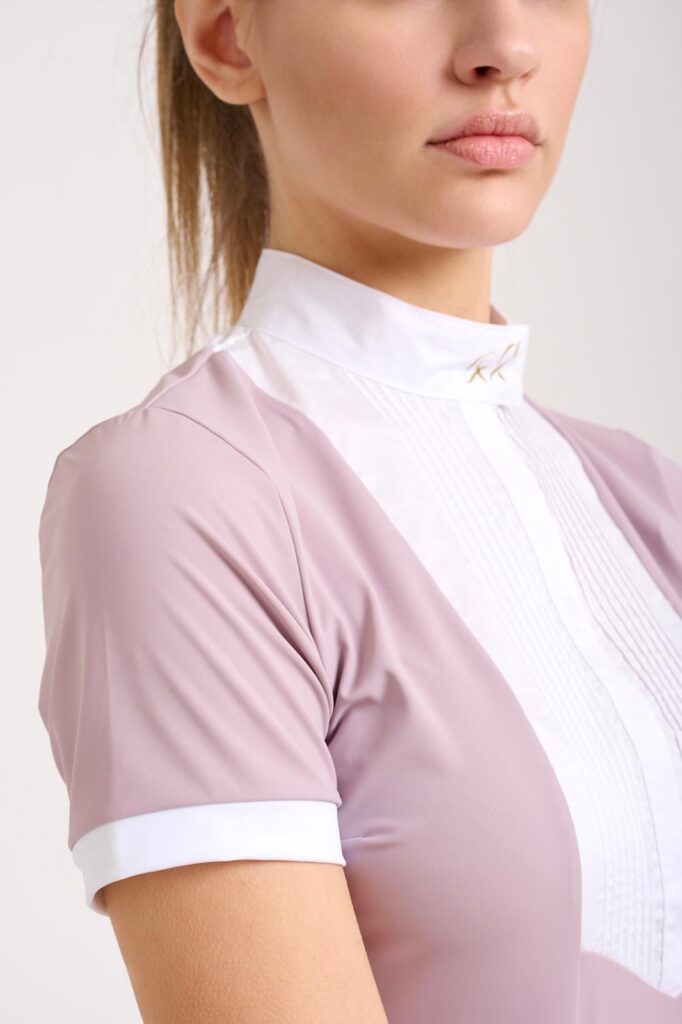 Pink short sleaves show jumping competition shirt, immagine 3