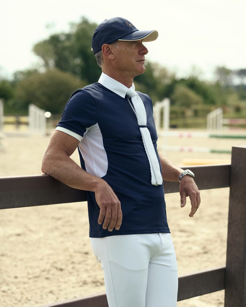 Half-sleeved competition shirt Blue