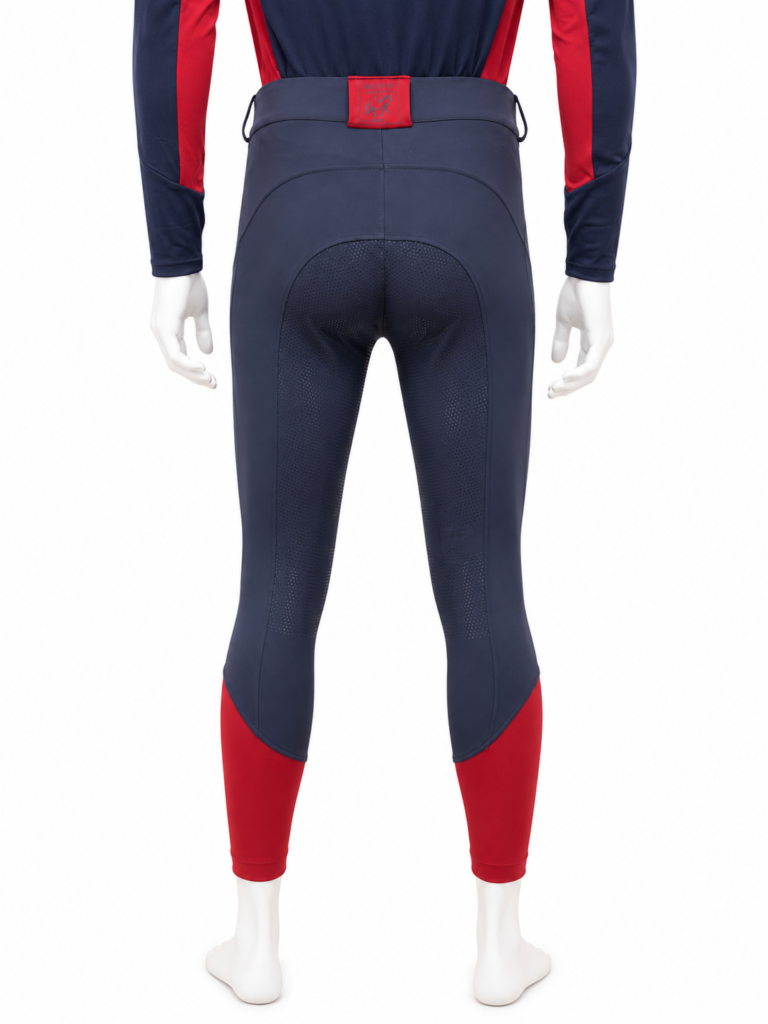 Blue and Red Training pants, dettaglio