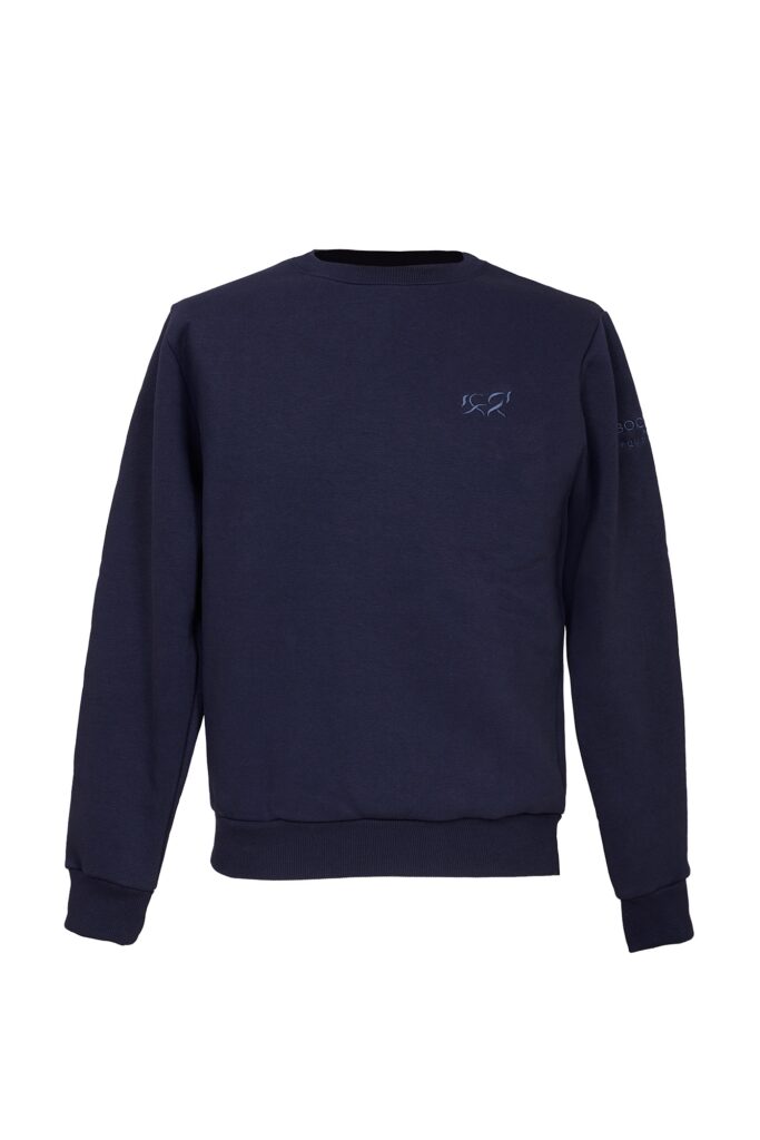 Navy Blue Crewneck sweatshirt, dettaglio