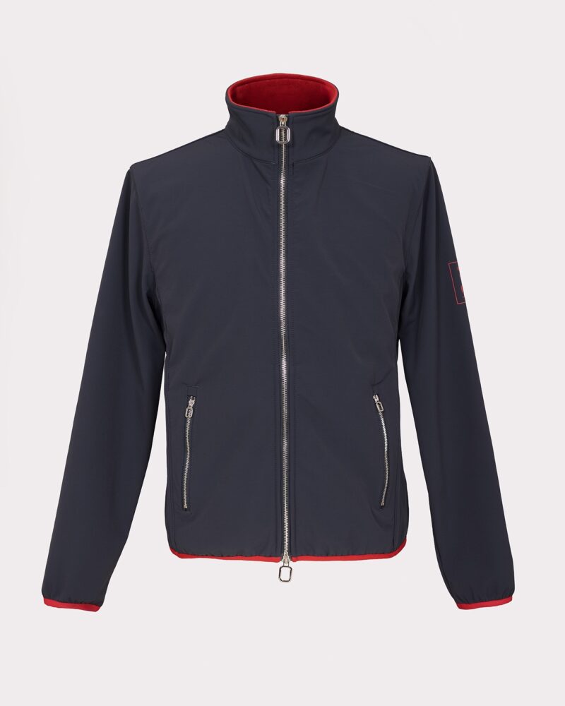 Blue and Red Training jacket impermeabile